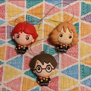 3 Chibi Harry Potter Ornaments